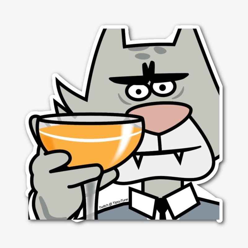 Tipsy Cheers Sticker