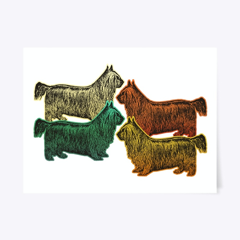 Vintage Retro Yorkie For Dog Lover