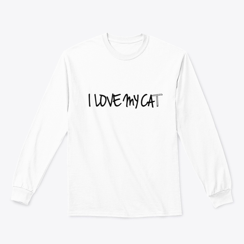 I love my cat tshirt for cat fans