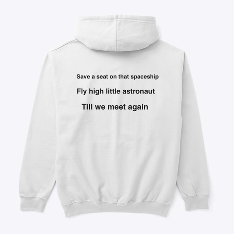 Charlie  White T-Shirt Back