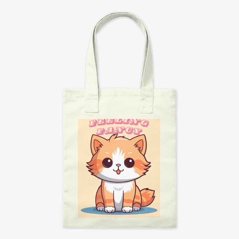 Feeling Fancy Cute Cat – Adorable Kawaii