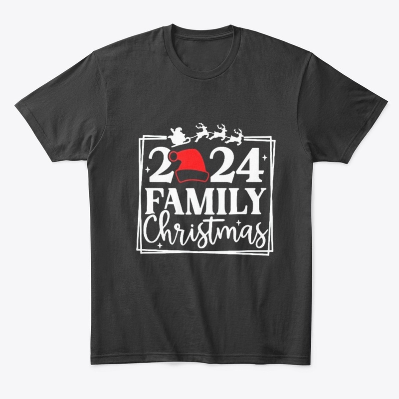 "2024 Family Christmas" design print 🎄