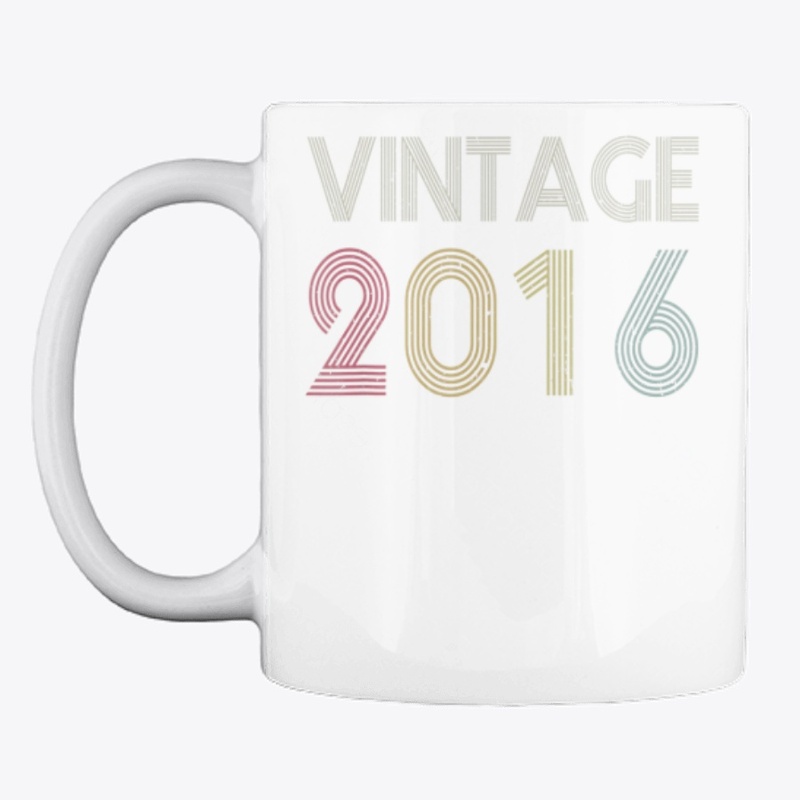 4th Birthday Gift Vintage 2016 Classic