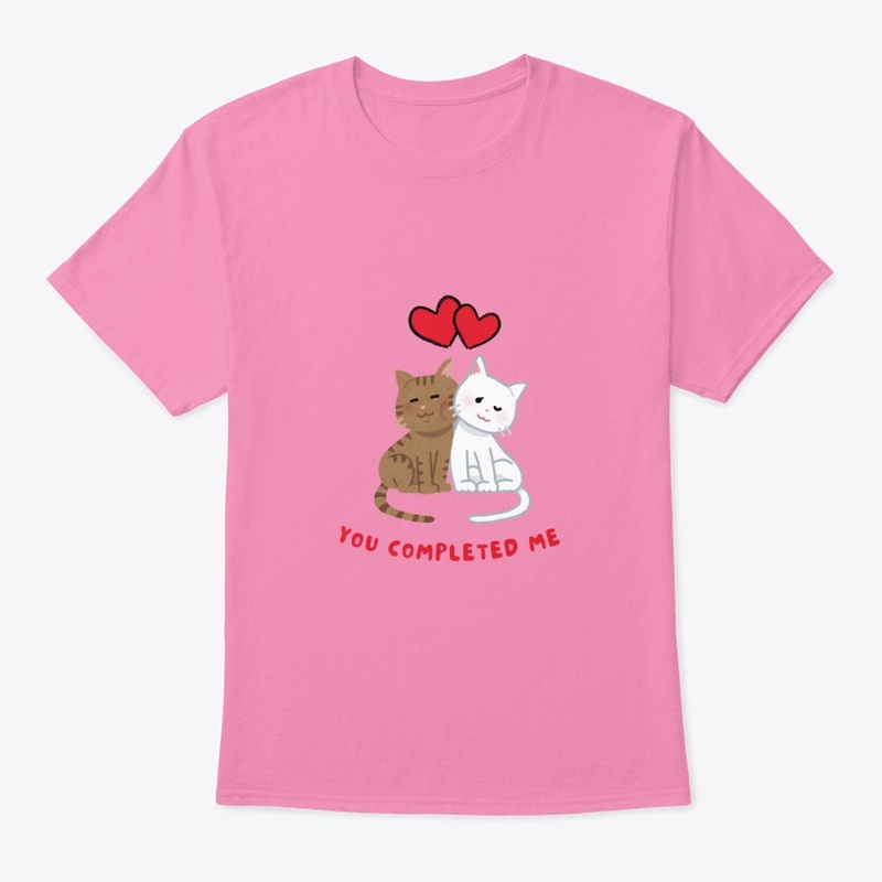 YOU COMPLETED ME cute T-shirt for couple