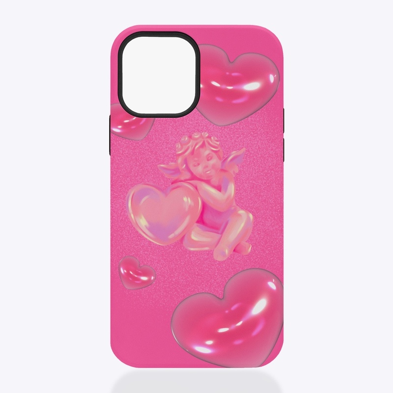pink angel love