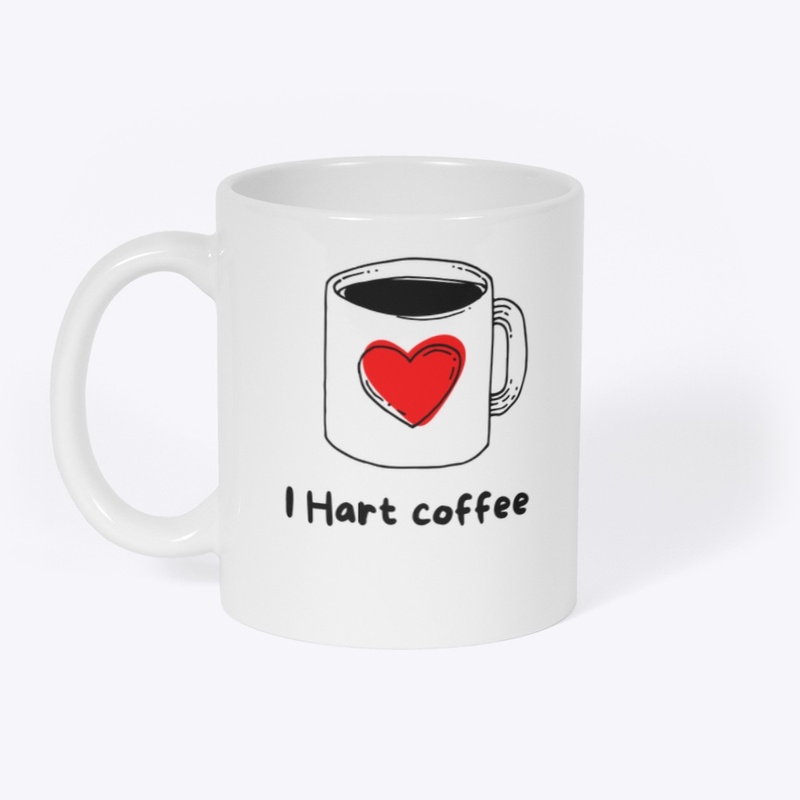 I Hart coffee 