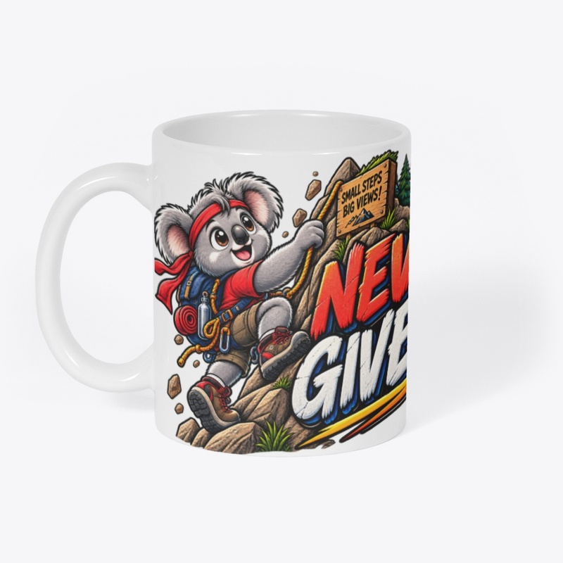 Never Give Up – Funny Koala Climber 