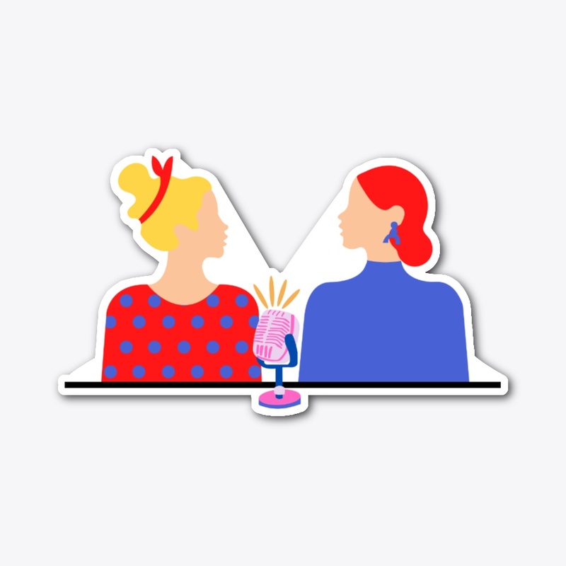 "Hailey & Brie" Podcast Sticker