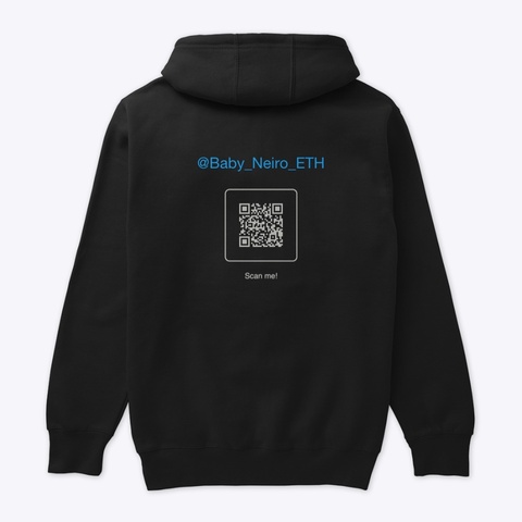 Baby Neiro Hoodie Black Camiseta Back