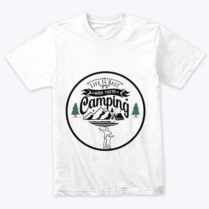 Camping T shirt for Fathers Day