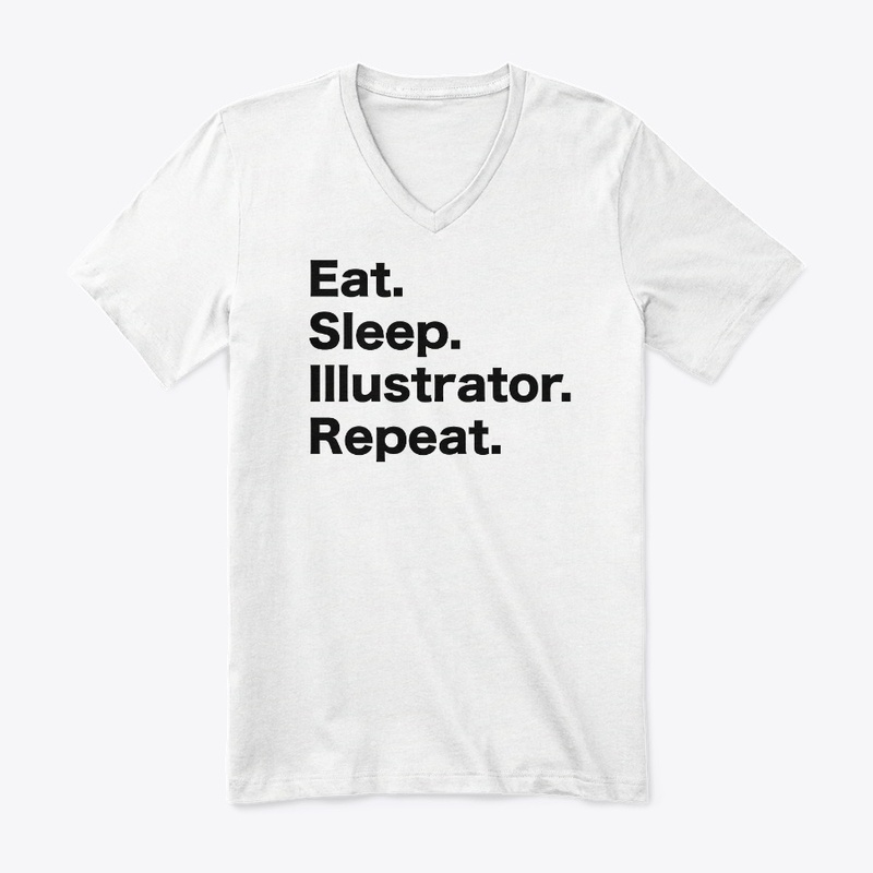 Eat Sleep Illustrator Repeat