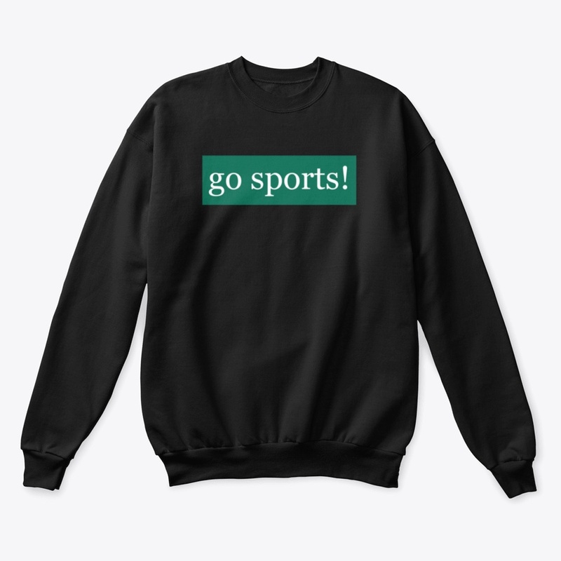Go Sports Written in White on Green
