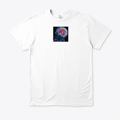 Gee Hii Brain Reviews White T-Shirt Front