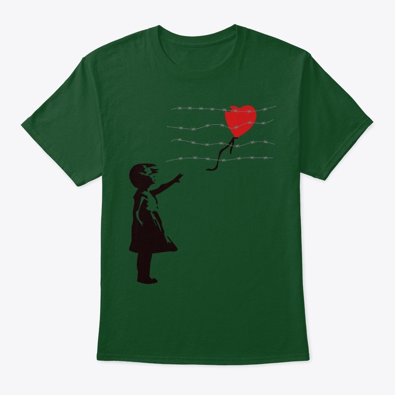 Mood t-shirt art Banksy girl2