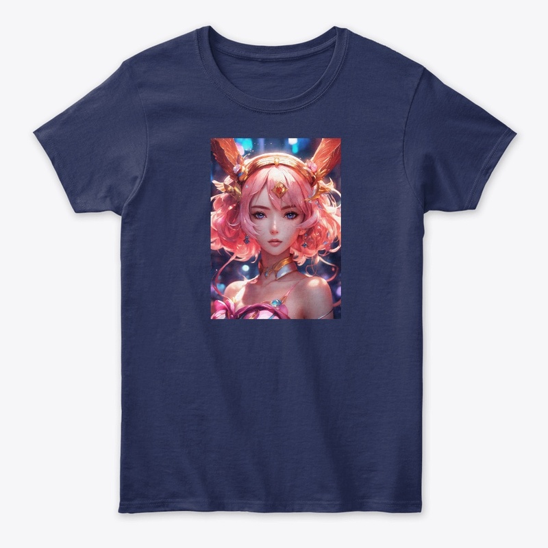 tilt shift art of abstract style anime