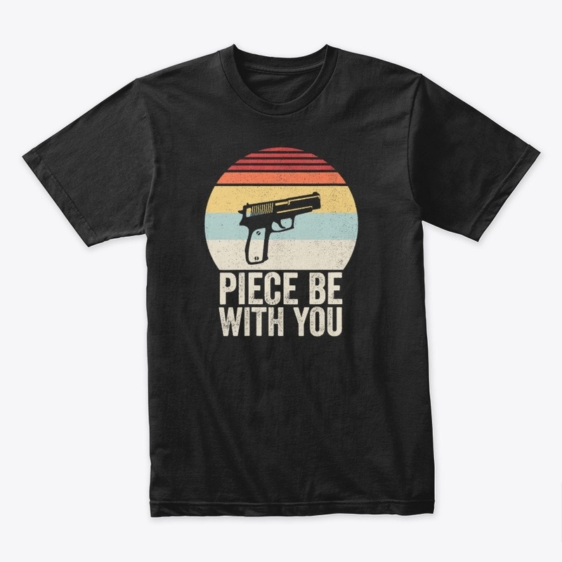 Vintage Gun Piece Be With You T-Shirt