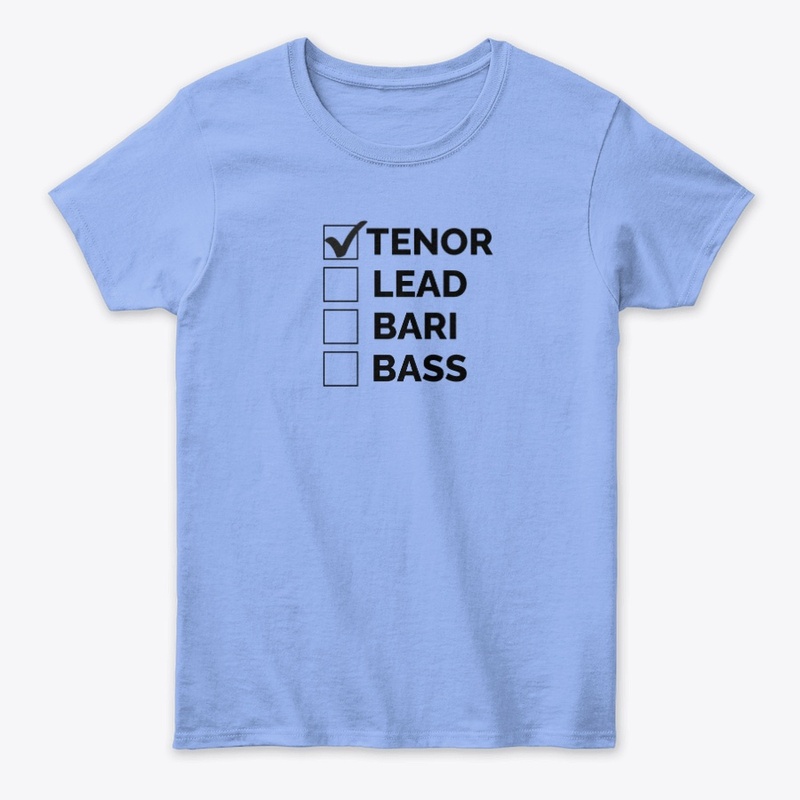 Block Tenor Check Mark Black