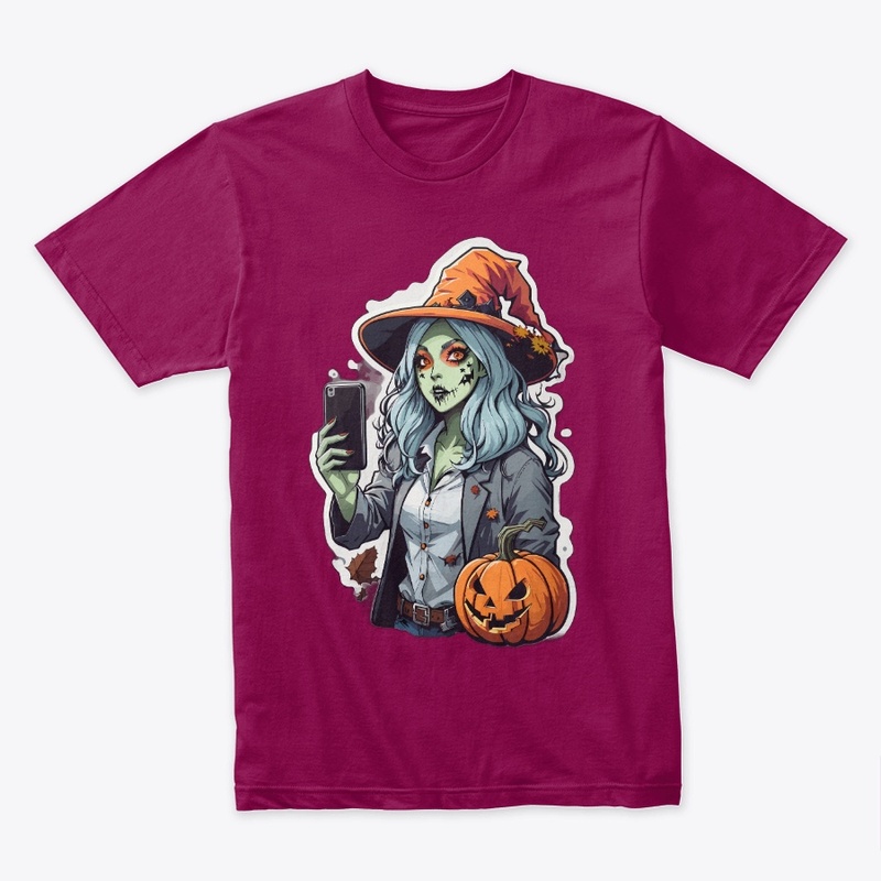 Halloween Sticker Design T-Shirt