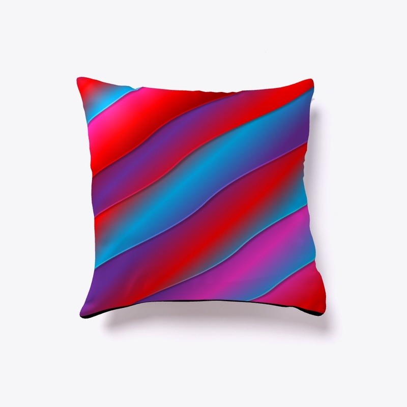 Multi Color Tie-Dye Stripe Design