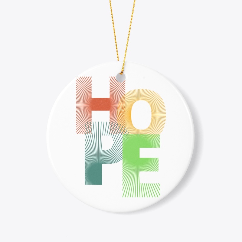 HOPE RGB Graphic White Tee