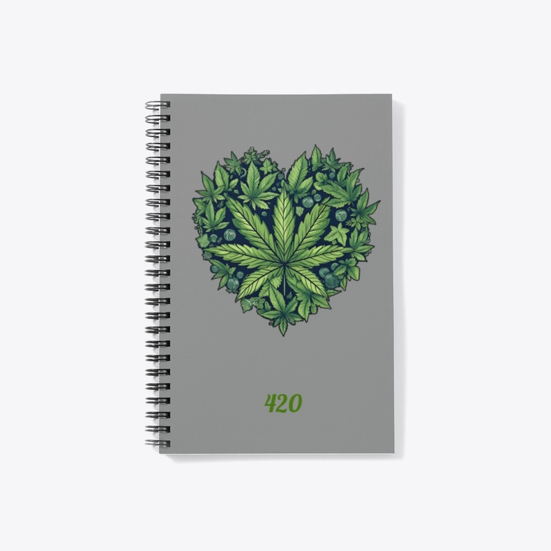 Leafy Blueberry Heart