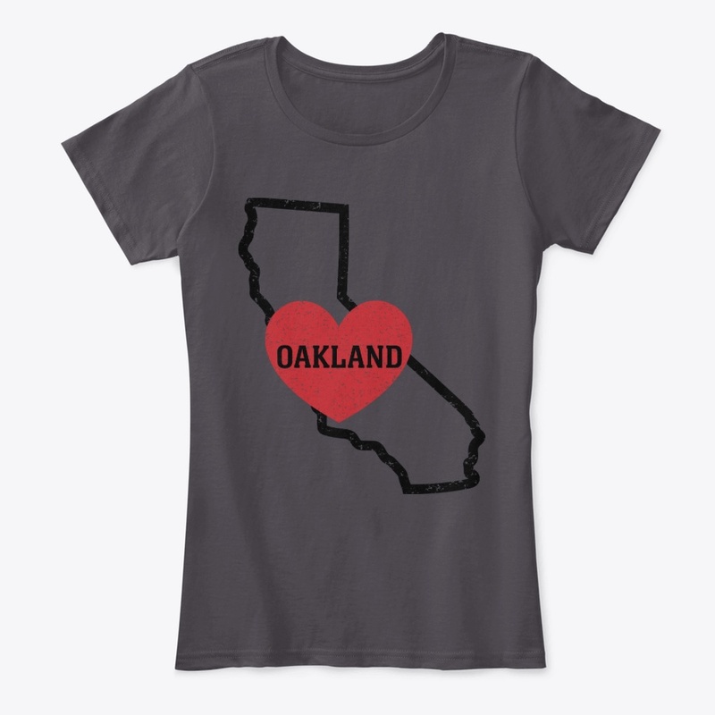Oakland California Heart Shirt 