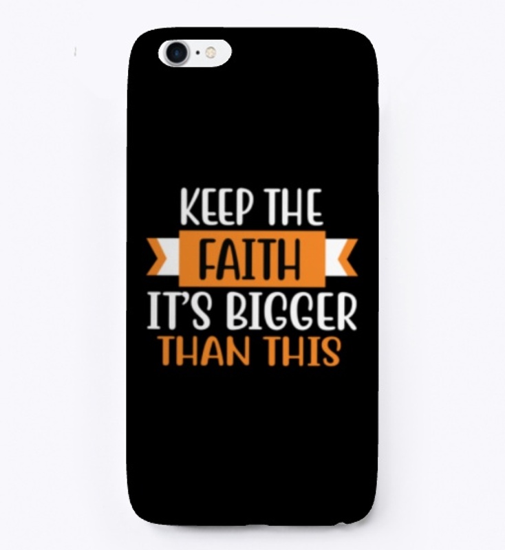 Keep the faith it's bigger than this