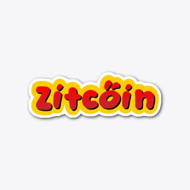 Zitcoin Die Cut Sticker