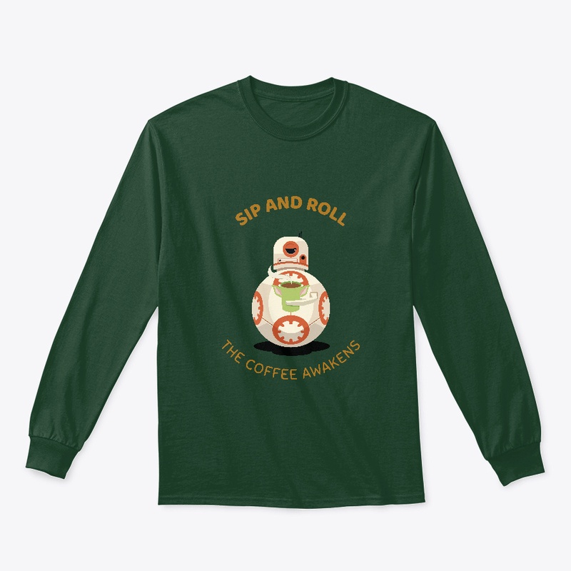 Sip and roll! The coffee awakens!