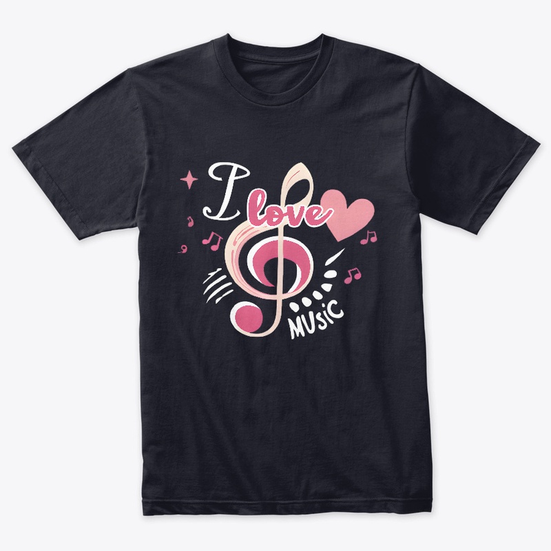 I Love Music T-shirt