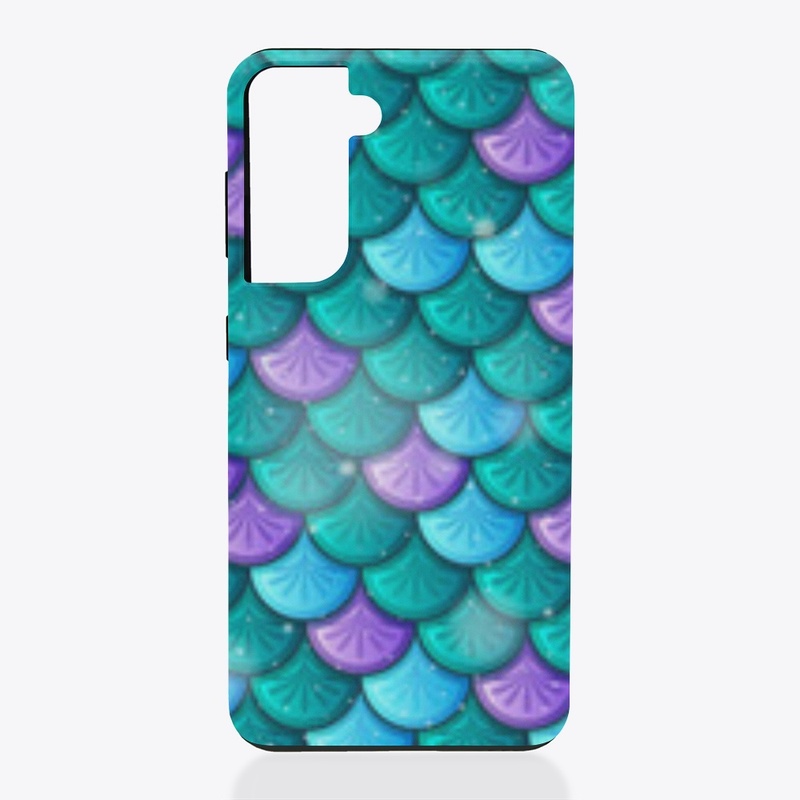 Blue Mermaid Fish Scales
