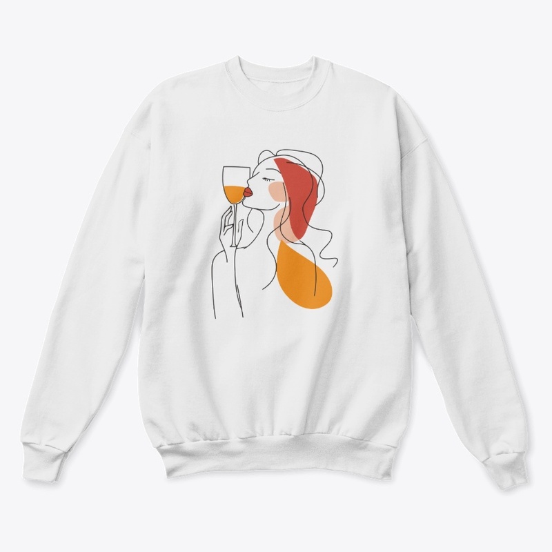 Abstract Minimalist Art for Wine Lovers