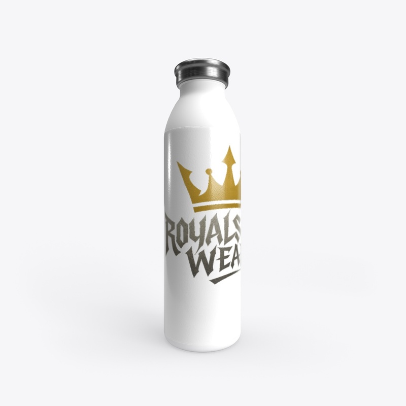 RoyalSkinWear logo water bottle