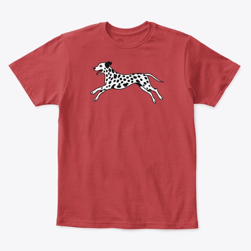 Running Dalmatian Dog 