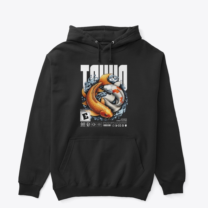 Koi Fish Tokyo Japan Graphic Merch