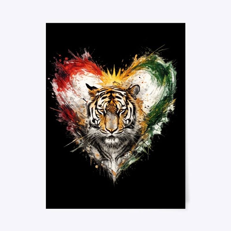 Kurdish Tiger Heart Pride & Power