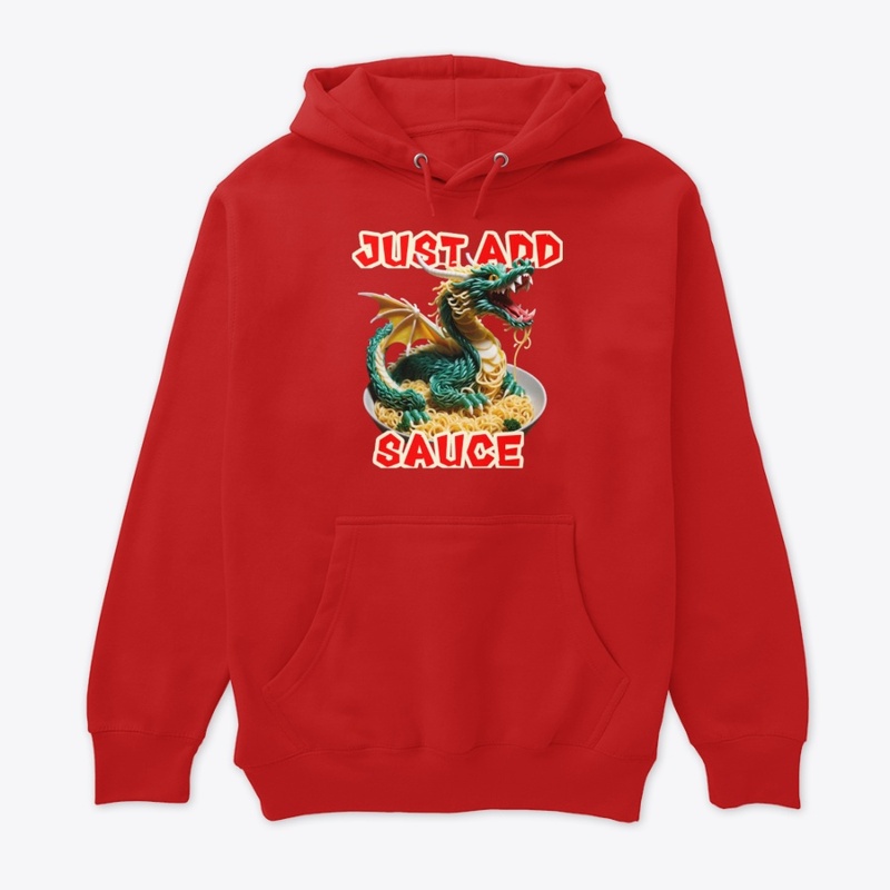 Just add sauce funny dragon noodles 