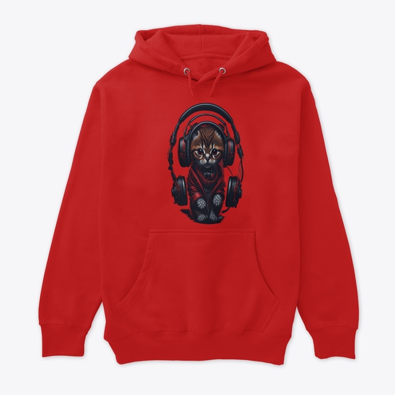 Cute dj cat 