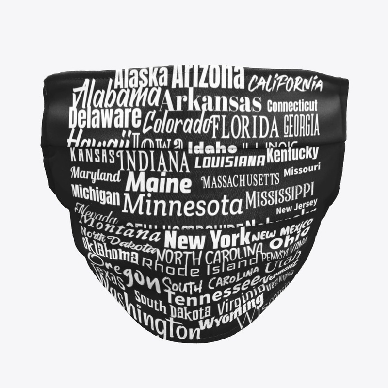 50 American States Mask