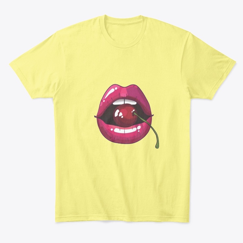 Cherry lips T shirt