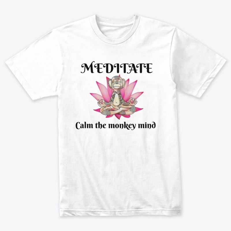 #Meditate calm the monkey mind
