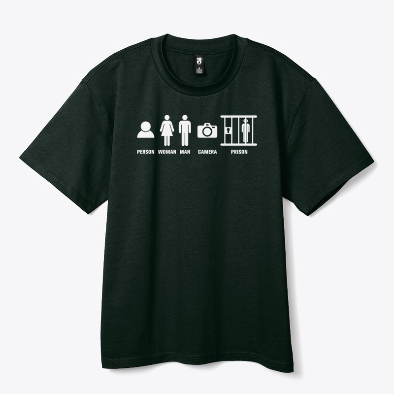 Person, Woman, Man, Camera, Prison!