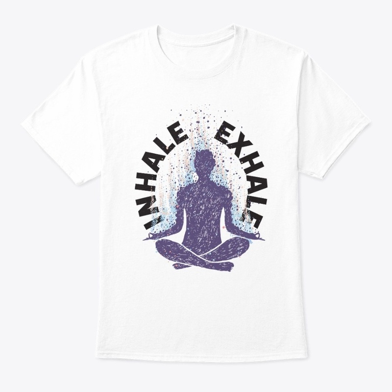 Inhale exhale yoga meditation