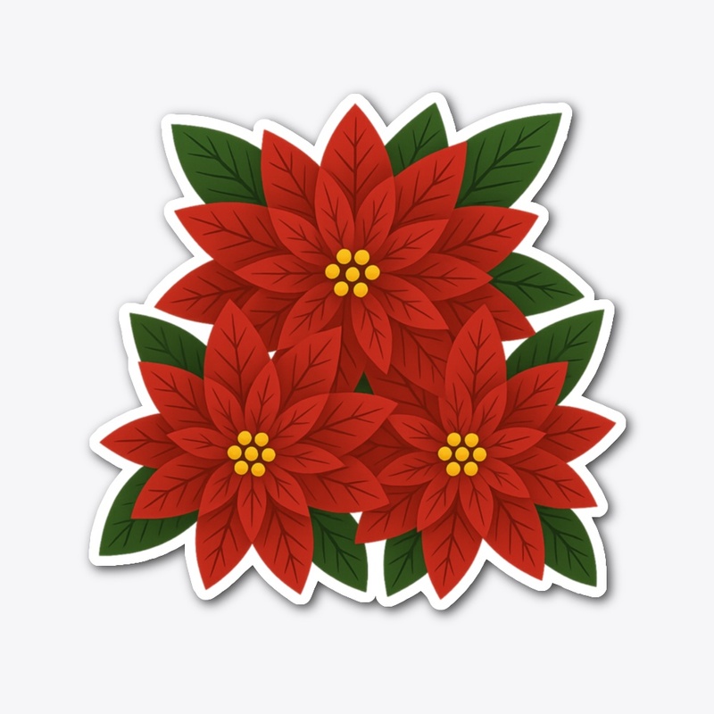 Poinsettia Bouquet  Christmas Floral