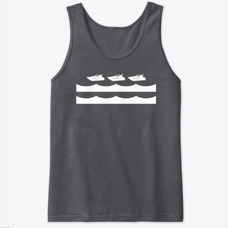 Red Line Yacht Club White Logo