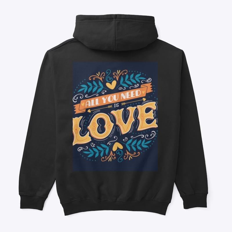 Classic back Printed Pullover hoodie 