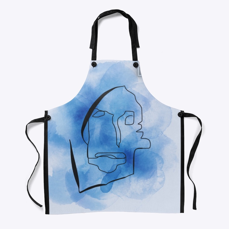 Blue face