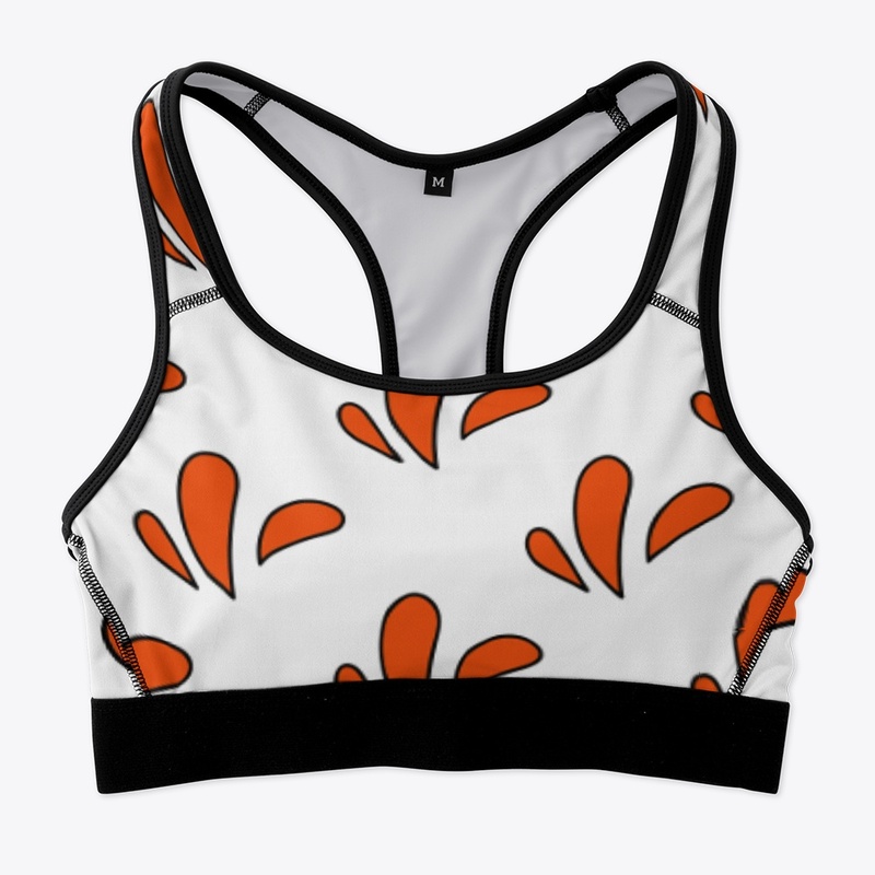 Orange 🧡 x 💦 Bra