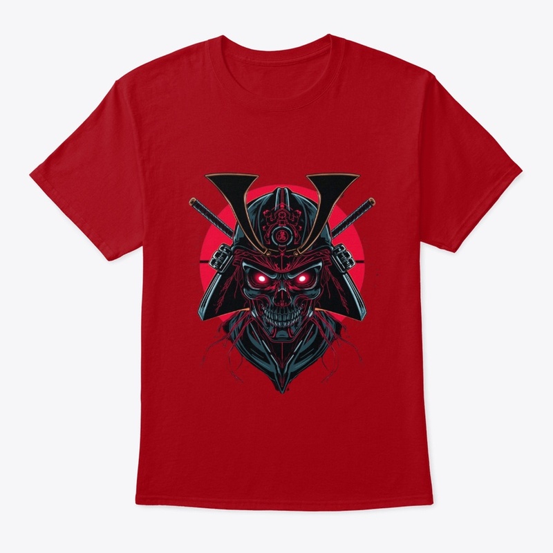Cyberpunk Samurai Skull – Warrior Art