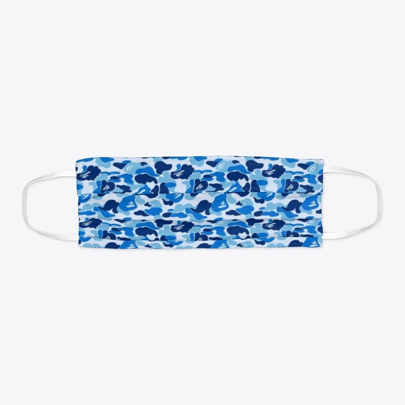 Blue Camo Mask